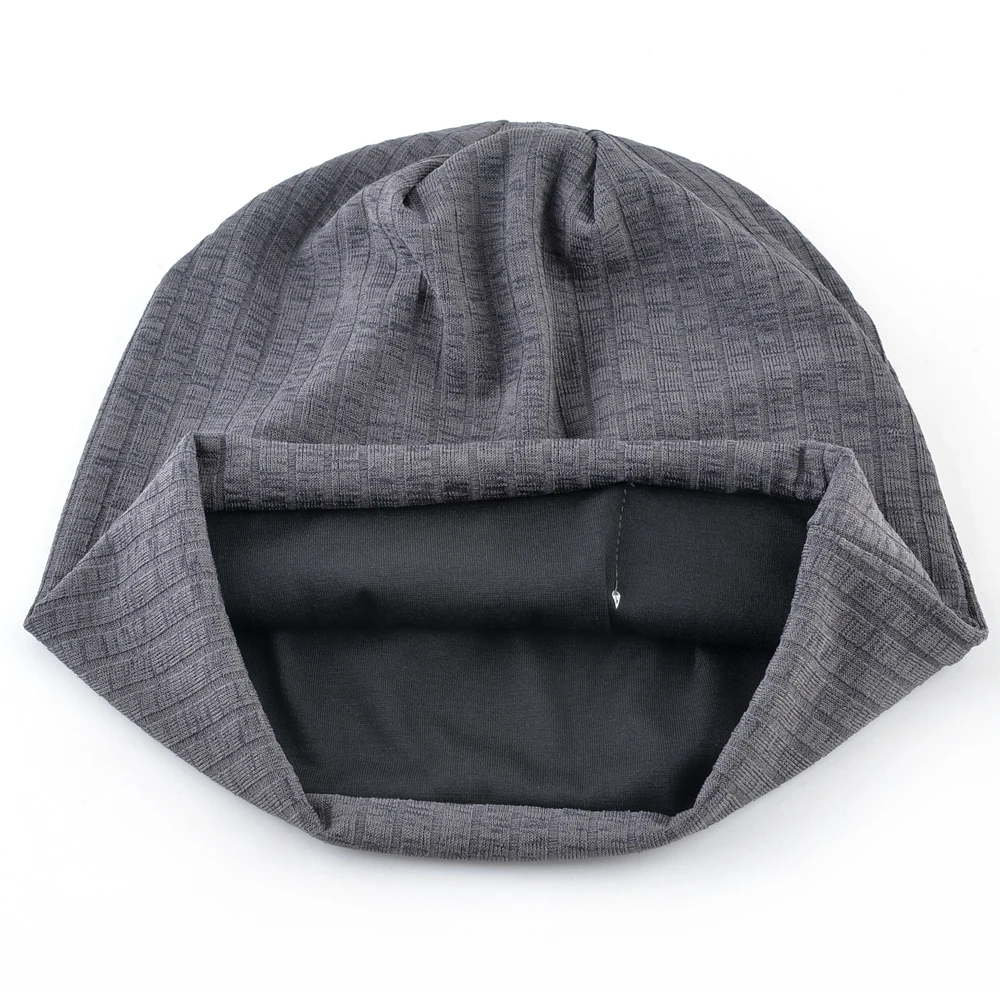 Трикотажные полосатые зимние шапки для мужчин однотонные Цвет модные хип хоп