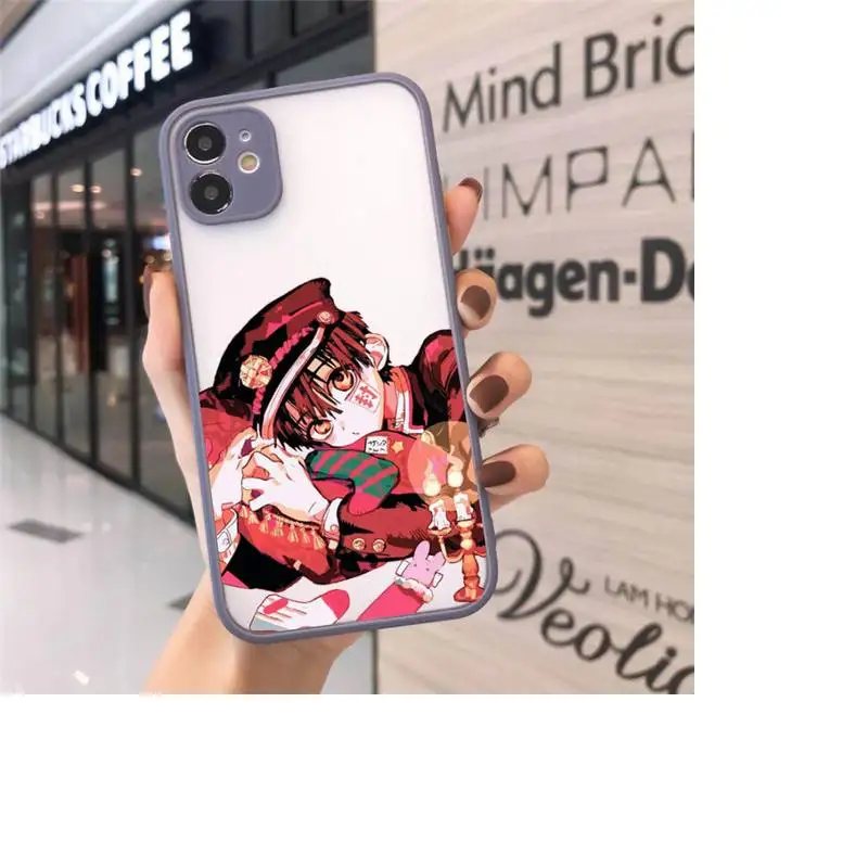 

Anime Jibaku Shounen Hanako kun Phone Case matte transparent For iphone 7 8 11 12 plus mini x xs xr pro max cover