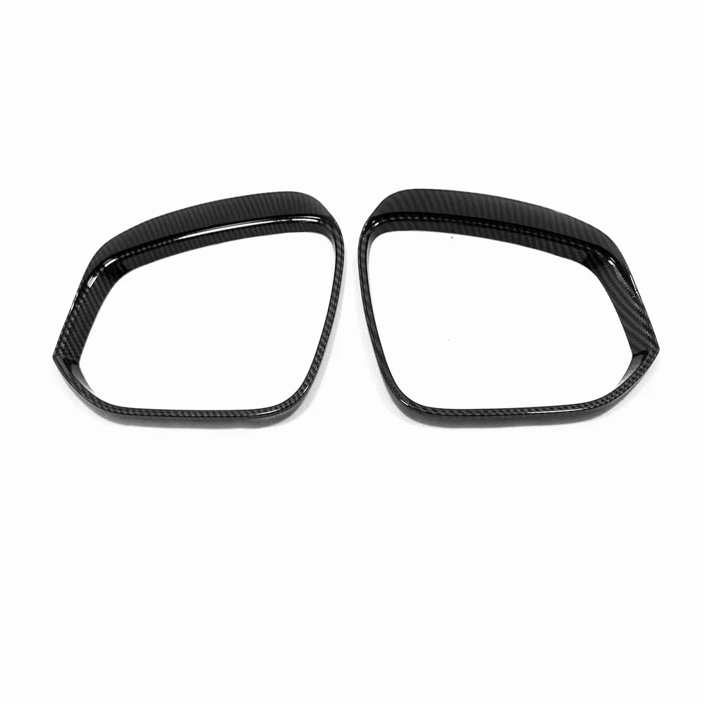 

For Toyota Highlander 2021 2022 Car Stick Rear Rearview Glass Mirror Rain Eyebrow Shield Visor Shade ABS Chrome Accessories
