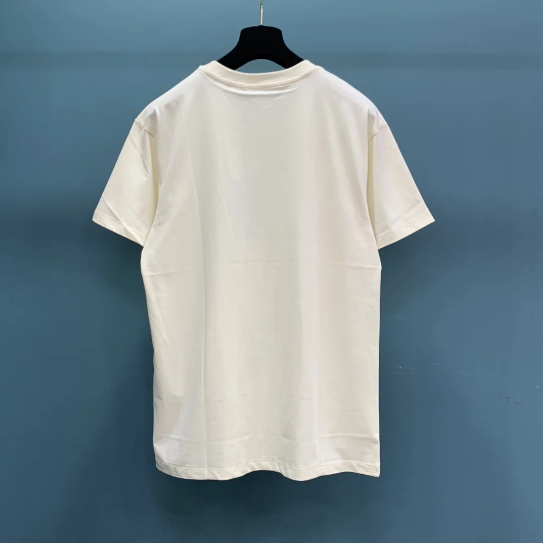 

2021ss Fashion Luxury Design Women Summer T shirt Top Quality Short Sleeve Cartoon Printing Cotton Tops Casual Unisex Tees