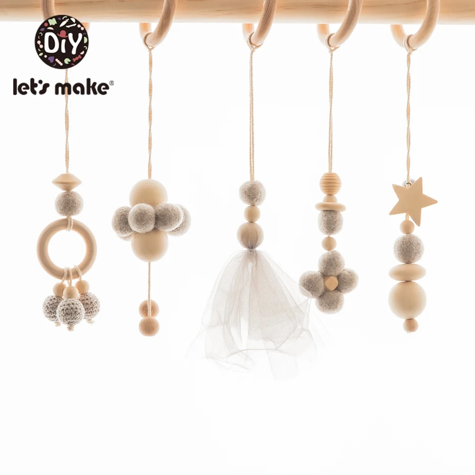 5 шт./компл. детская коляска подвесная кровать колокольчик пустышка для игры в