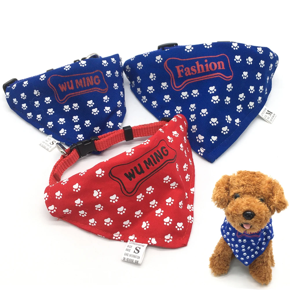 

Adjustable Dog Bibs Small Dogs Collars Tie Necktie Cat Scarf Puppy Bandanas For Cat Triangular Bow Ties Pet Grooming Supplies