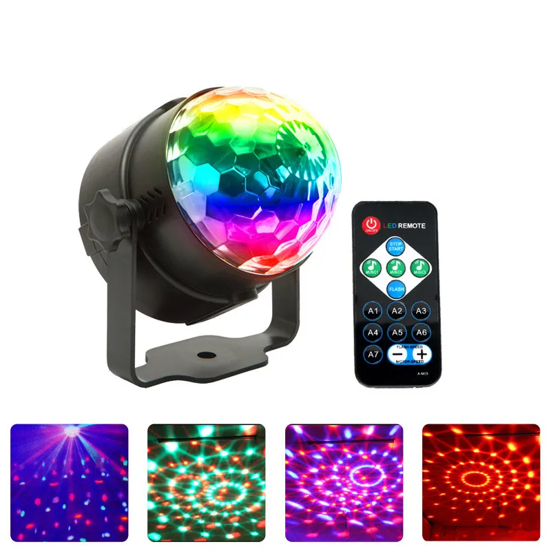 

RGB Disco Light DJ Party Light LED Stage Projector 3W Laser Stage Light Wedding Birthday Party Christmas Effect Light