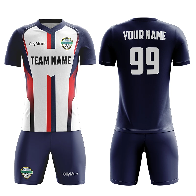 OllyMurs OEM Soccer Wear Uniform Fully Customized Design Football Jersey Sublimation Quick Fit | Спорт и развлечения