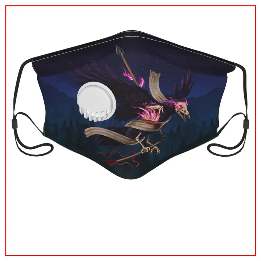 

Kids Men Women Face Mask THE UNDEAD CROW mask for face with filter face mask designer Mondkapjes Masbaar Cotton Facemasks