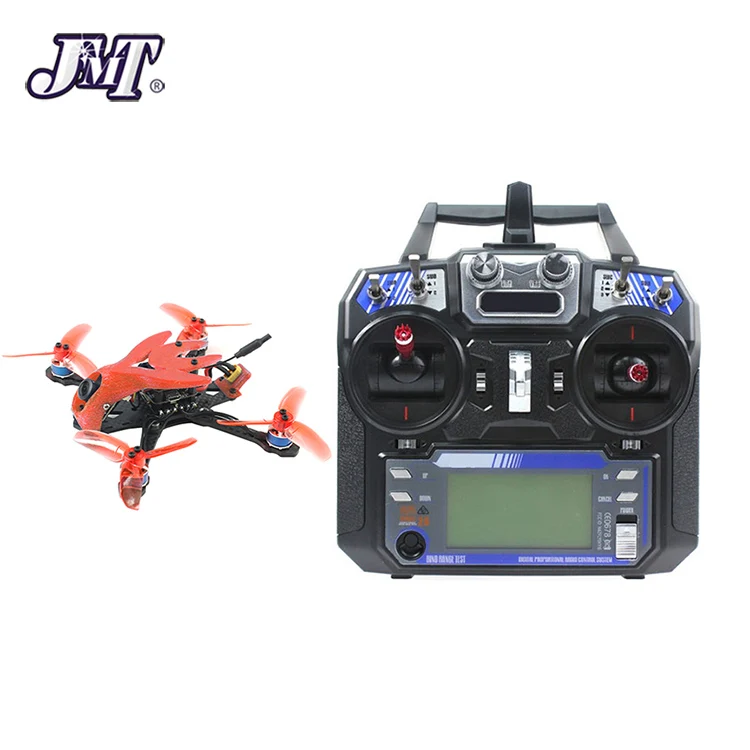 DIY гоночный Дрон 135 мм бесщеточный FPV 2S мини F4 Контроллер полета XT1104-7500KV Flysky FS I6 пульт дистанционного управления RC Квадрокоптер - Color: RTF With Transmitter
