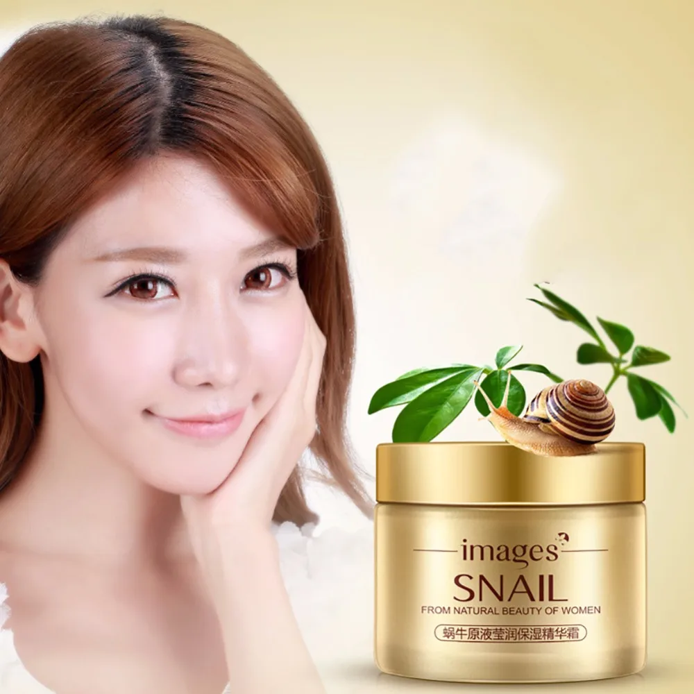 

Bioaqua Images Snail Day Cream Essence Face Cream Makeup White Serum Anti-Wrinkle Anti Aging Maquiagem Moisturizing Creams 50g