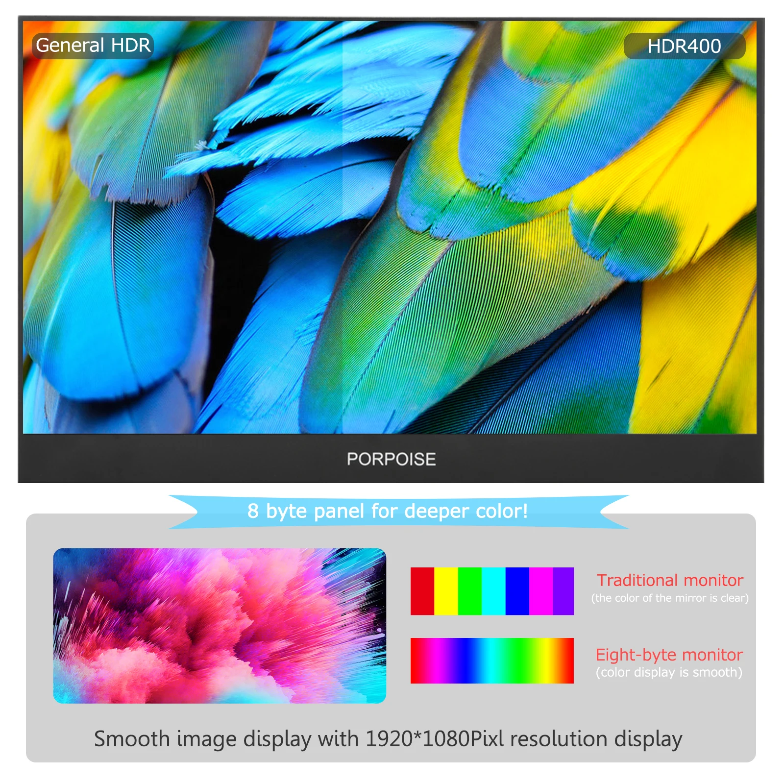 13 3 inch ultra thin portable screen monitor 1080p lcd ips type c hdmi compatible for laptop phone xbox switch gaming monitor free global shipping