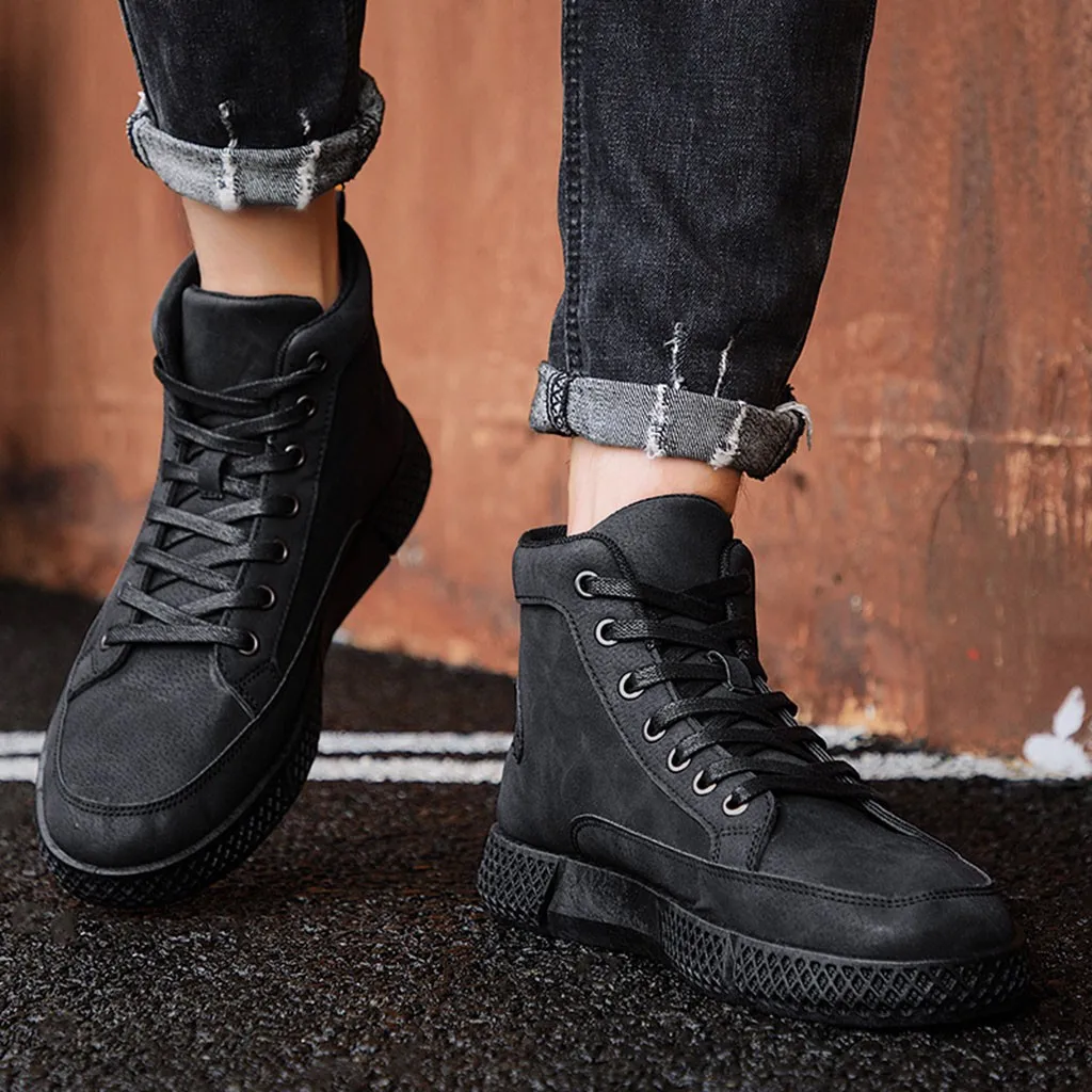 YOUYEDIAN Fashion men shoes sneakers winter Canvas High-top Shoes Comfortable 2019 zapatillas hombre#A2 | Обувь