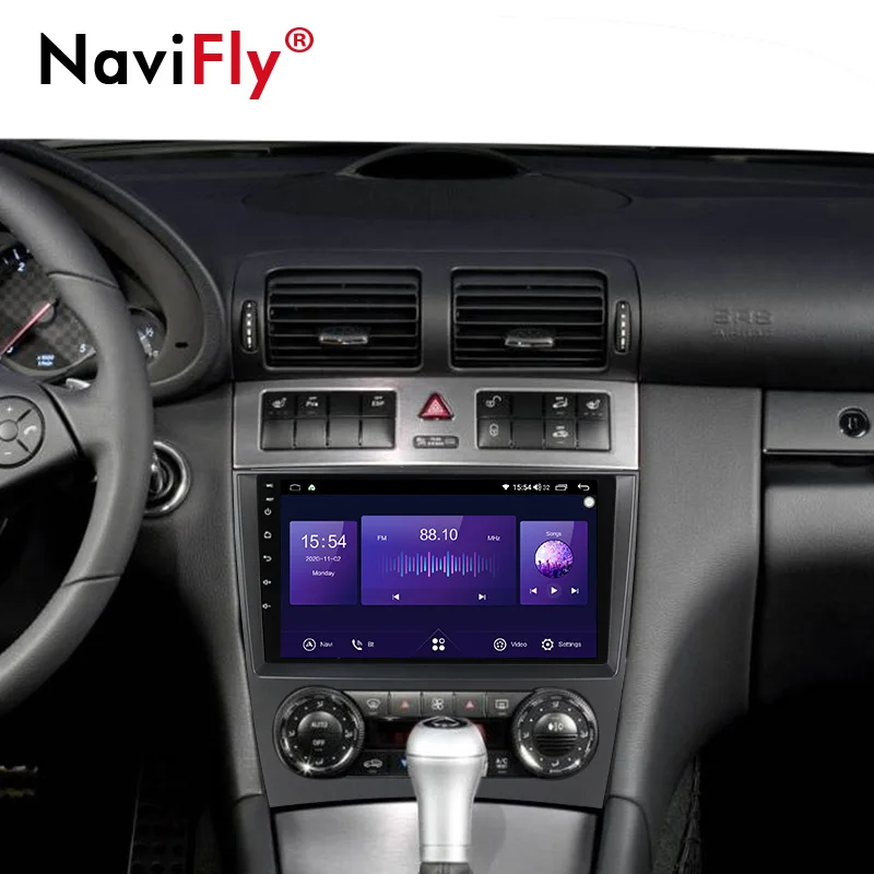 NaviFly 6 ГБ + 128 Гб 8 ядер QLED 1280*720 Carplay Android 10 0 Автомобильный GPS радио плеер для Mercedes Benz