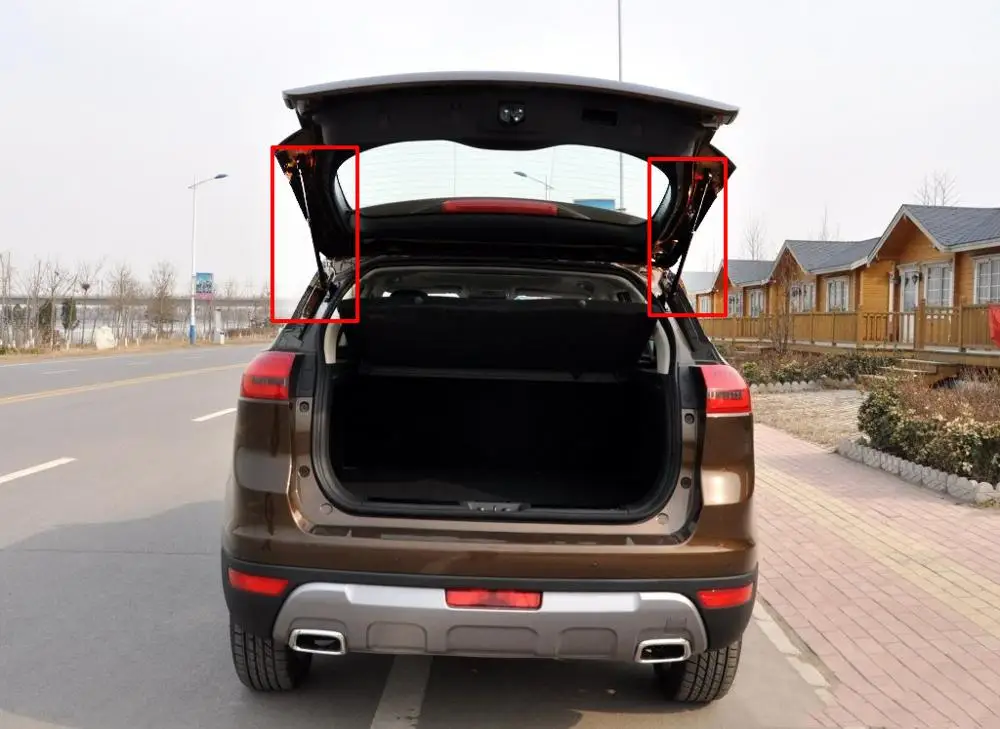 Углеродное волокно для внедорожника Geely Boyue 2016-2020 автомобильные рессоры газа
