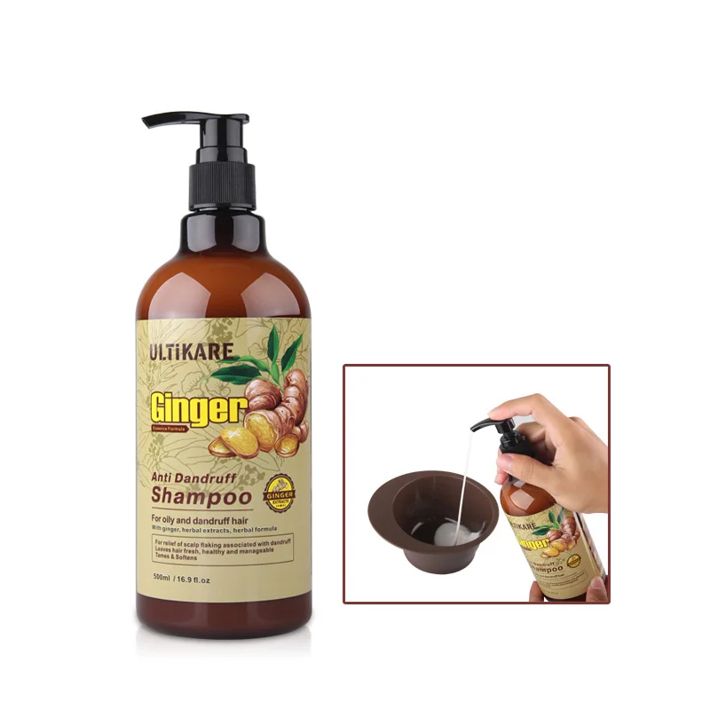 Шампунь против перхоти и имбиря 500 мл смягчает болезненные животные | Красота