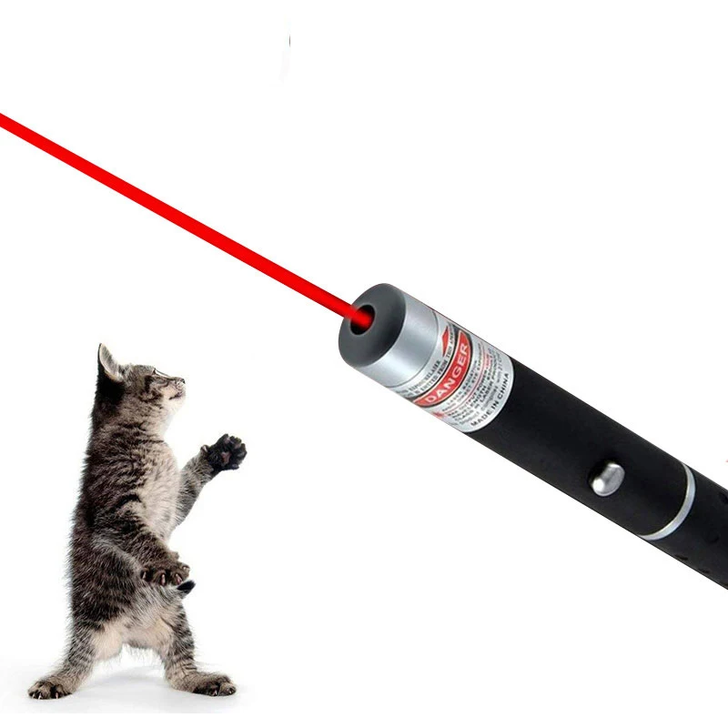

Funny Pet LED Laser Toy Cat Laser Toy Cat Pointer Light Pen Interactive Toy Pointer for Work Teaching Training Mini Flashlight