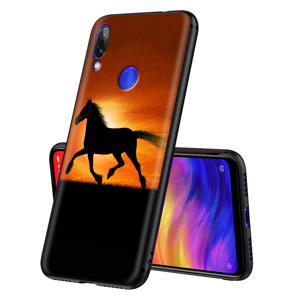 Чехол Running Horse для Xiaomi Redmi Note 4 4x 4a 5 5a 6 8 8A MI 9 9s 10 8T K30 Pro Max Lite Plus | Мобильные телефоны и