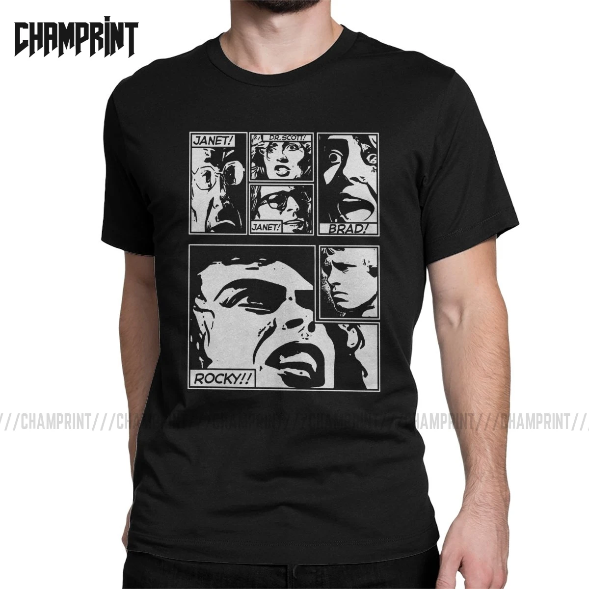 Футболка мужская хлопковая с коротким рукавом Классическая тенниска рисунком из