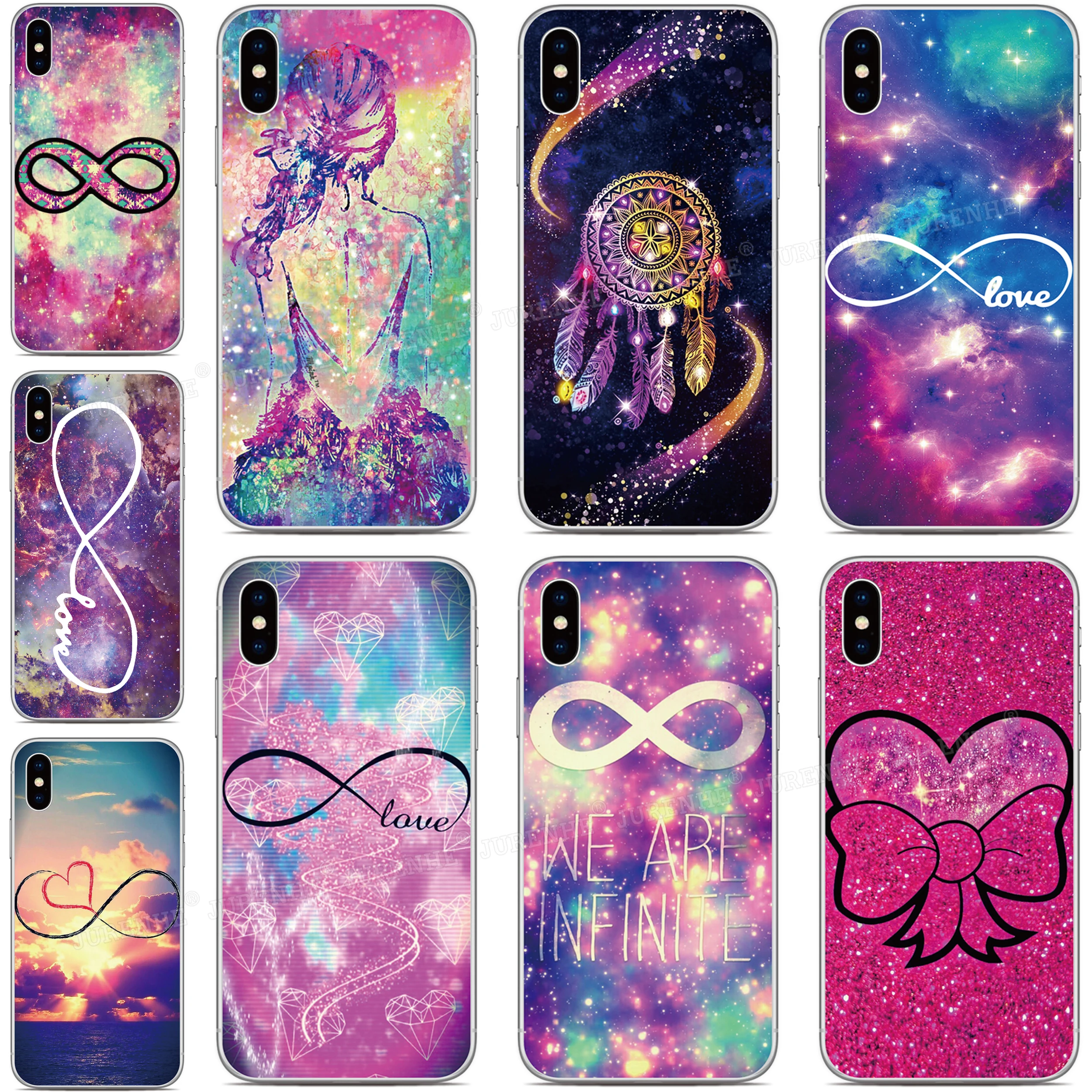 

tpu Soft Colorful Infinity Phone Case For Alcatel 1L 1S 3L 2021 1 3C 1C 1X 1V 3V 3X 2019 1A 1B 1SE 2020 Silicone Back Cover