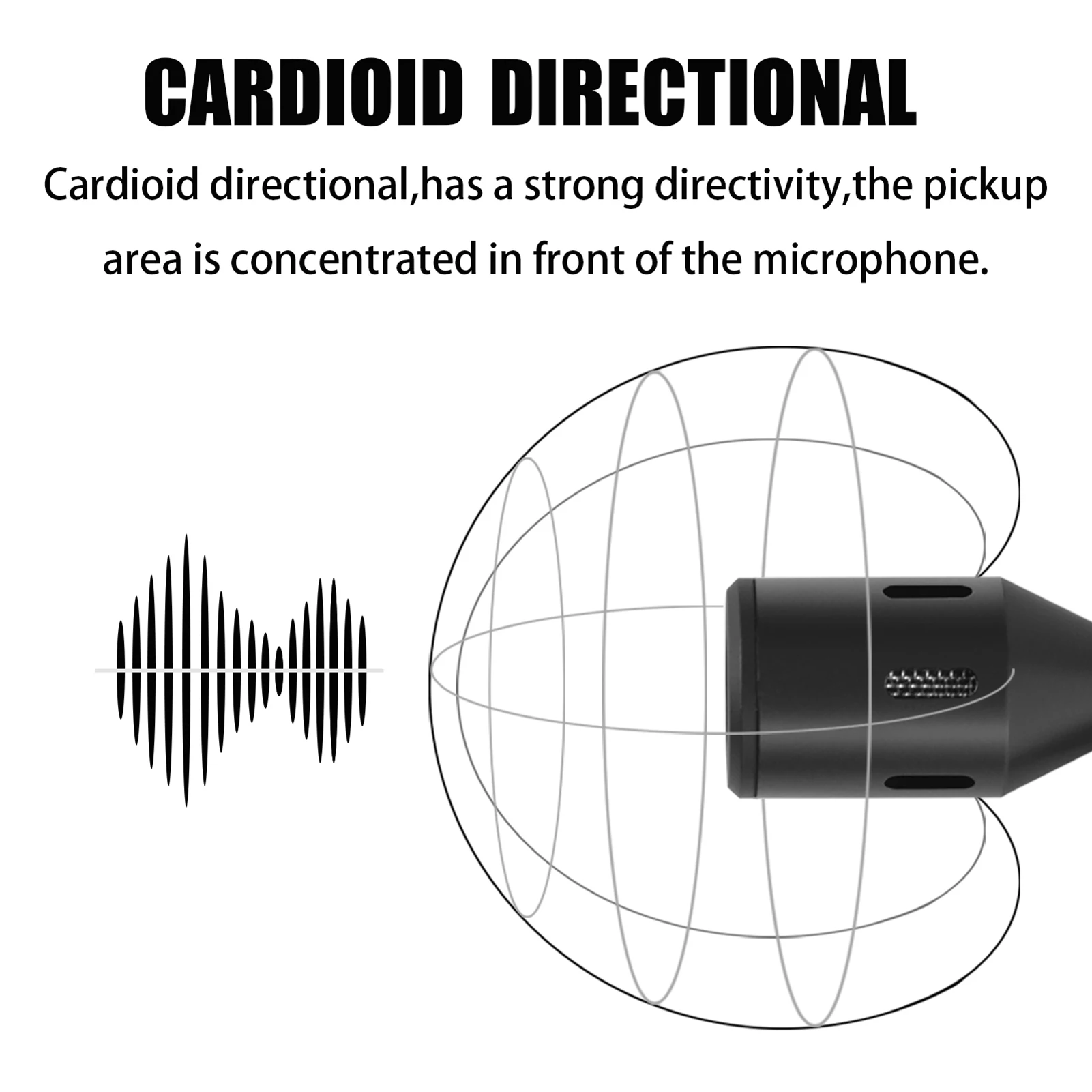 Мини-микрофон для смартфона с разъемом TRRS 3 5 мм/разъемом Type-C регулируемый угол 90 °