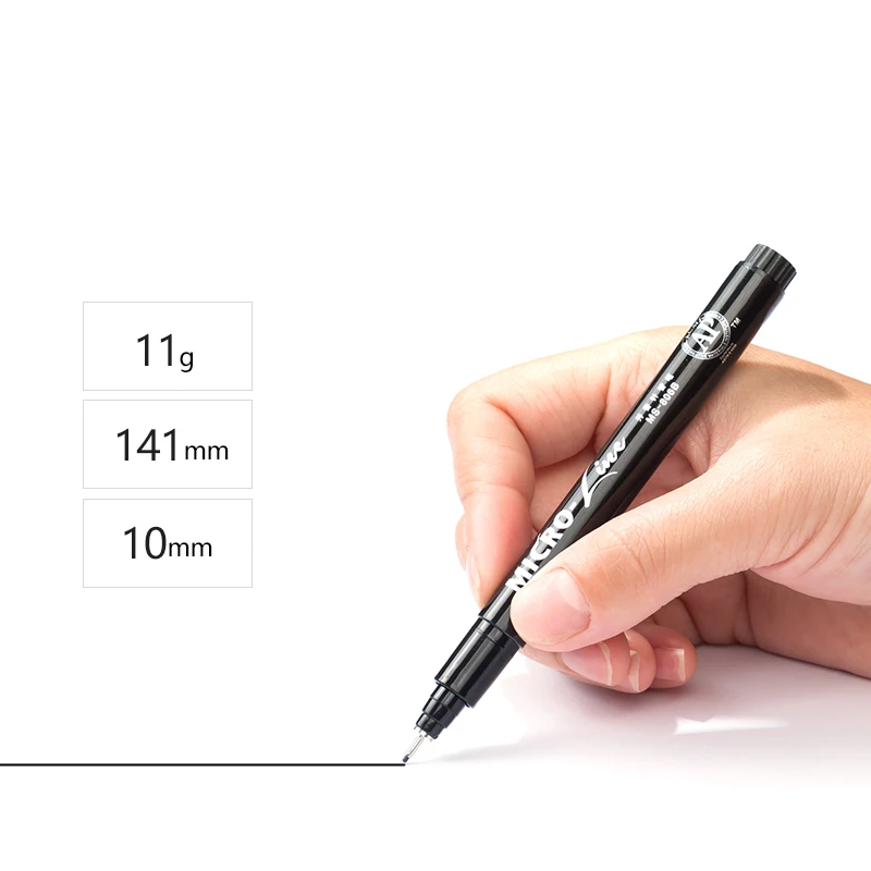 Ручка для рисования иглой превосходный набор из 16 шт. водостойкий пигмент