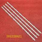 Новый 4 шт.компл. светодиодный подсветка полосы для SONY KLV-32R426A KLV-32R421A KDL-32R423A KDL-32R400A KDL-32R420A SVG320AE1 S320DB3-1