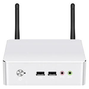 Мини-ПК Intel Celeron 3205U Windows 10 HDMI 4 * USB 300 Мбитс Wi-Fi гигабитный Ethernet неттоп HTPC