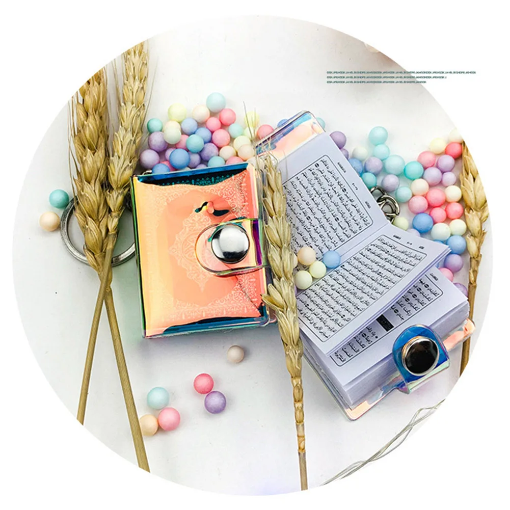 1 шт. DIY Разделение брелок для ключей ислама Стиль мини Коран книжка винтажный