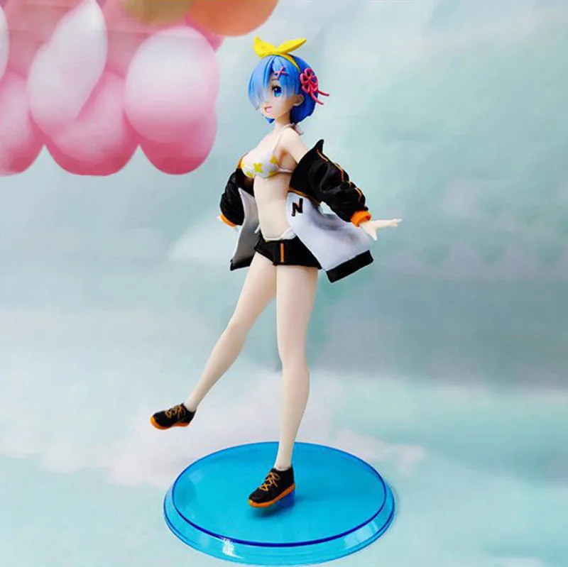

Re:ZERO Starting Life in Another World Rem And Ram Sportswear Anime Figure Adult Sexy Girl PVC Action Figure Toys Doll Gift