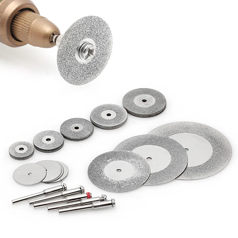 

38 Pcs Diamonte Cutting Disc Saw Blade Grinding Wheel Set Rotary Tool Circular R9UC