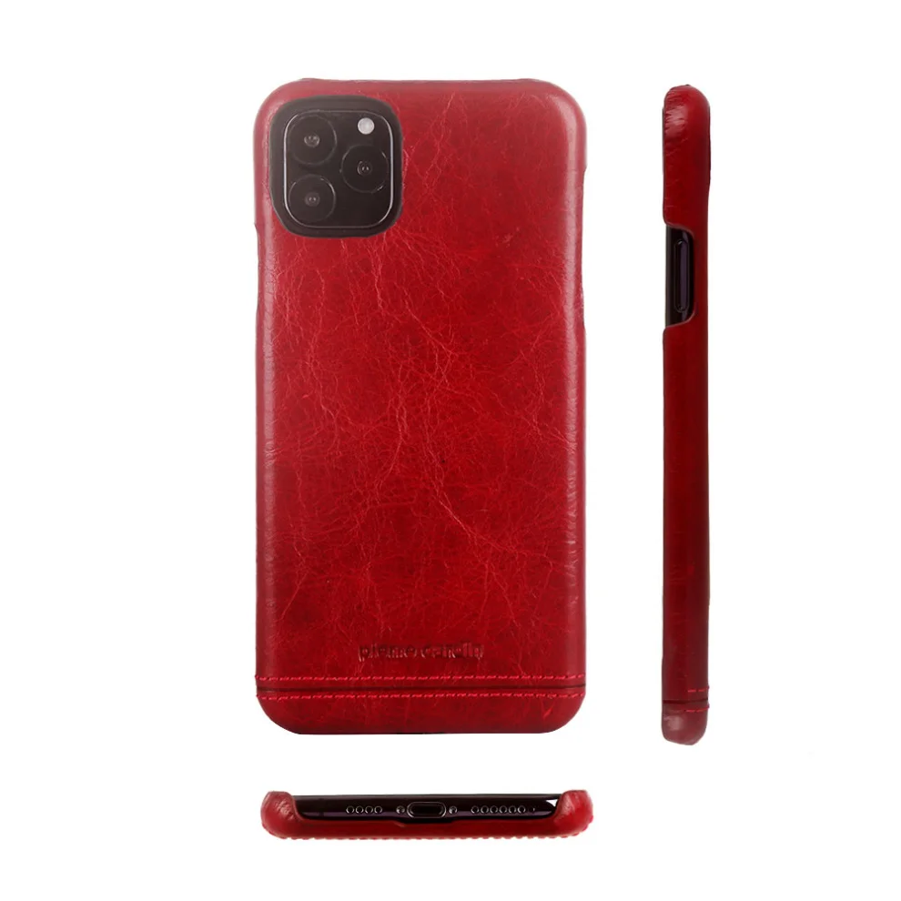Чехол из натуральной кожи для iPhone 11/Pro/Max, роскошный жесткий защитный чехол для iPhone 11 Pro Max