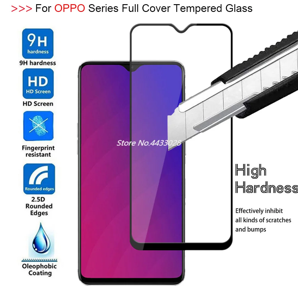 Закаленное стекло 9D с полным покрытием для OPPO K1 K3 K5 A5 A7 A9 A11 A9X A11X F11 Pro, пленка для экрана для OPPO A5 A9 2021, защитное стекло Закаленное стекло 9D с полным покрытием для OPPO K1 K3 K5 A5 A7 A9 A11 A9X A11X F11 Pro, пленка для экрана для OPPO A5 A9 2021, защитное стекло