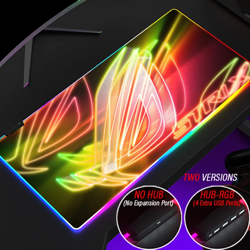 Игровой коврик для мыши Asus с RGB-подсветкой 4 порта USB | Компьютеры и офис