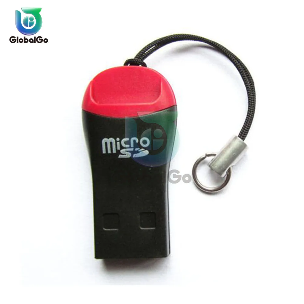 2 шт./лот Micro SD TF кардридер для флэш-памяти мини-адаптер ноутбука брелок ключей |