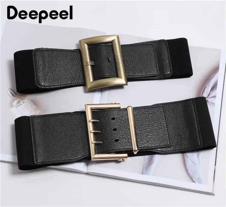 Deepeel 1 шт. 7 5-9 см * 62-68 новые женские широкие ремни эластичные Hige пояс кожаные