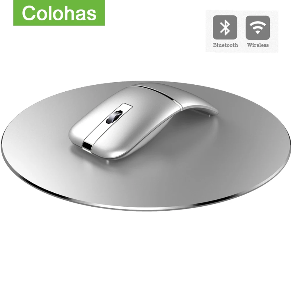 Перезаряжаемая Bluetooth игровая мышь двойной режим 2 4G беспроводная геймер Mause для