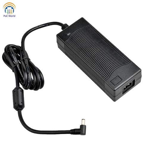 PS-56V120W 56 Вольт 120 Вт источника питания для PoE Инжектор POE адаптер питания с сертификацией UL/FCC/Доу, 2,1 мм разъем - изображение