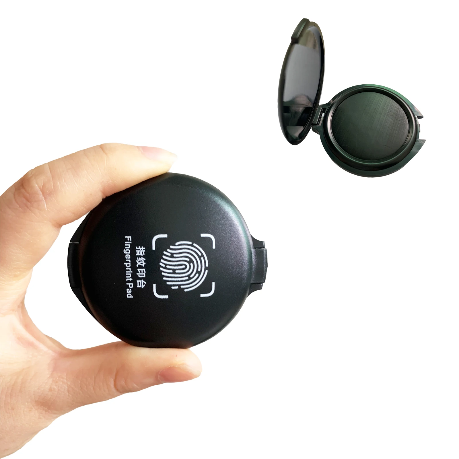 4 шт. черные отпечатки пальцев и чернильные прокладки для штампов