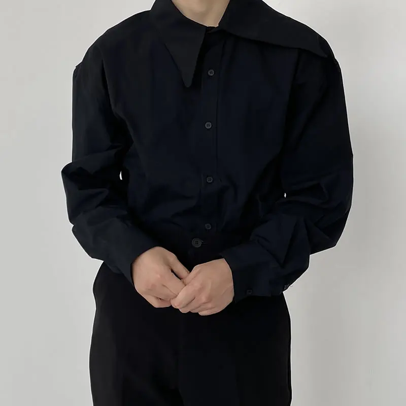 

XITAO Spring and Autumn New Shirt Solid Color Casual Turn-down Collar Women Loose Top Simplicity Temperament All-match ZY5382