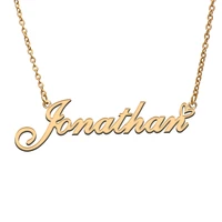jonathan name tag necklace personalized pendant jewelry gifts for mom daughter girl friend birthday christmas party present