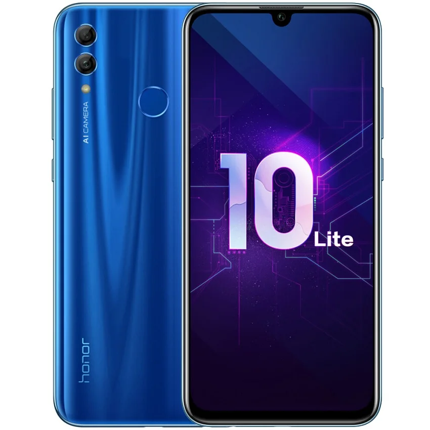 Глобальная версия Honor 10 Lite 3 ГБ + 32 Гб Смартфон 6 21 &quotAndroid 9 0 Восьмиядерный 24мп