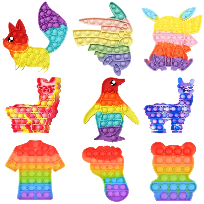 

Фиджет-игрушки, игрушка для снятия стресса и увеличения фокуса, мягкая игрушка-антистресс, фиджет, простая забавная игрушка, развивающая иг...