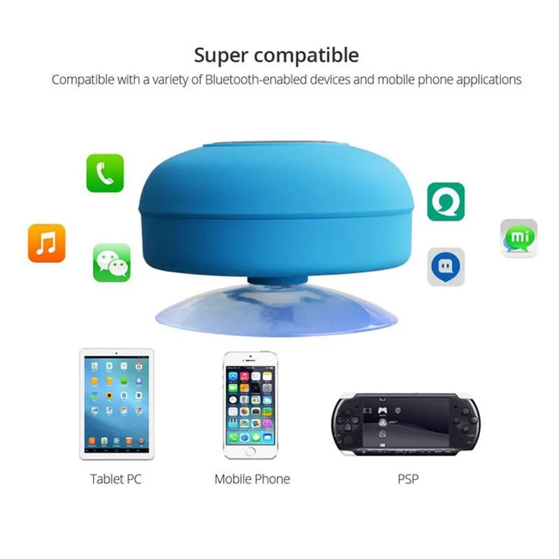 Портативная Bluetooth-колонка беспроводная водонепроницаемая душевая Колонка s для