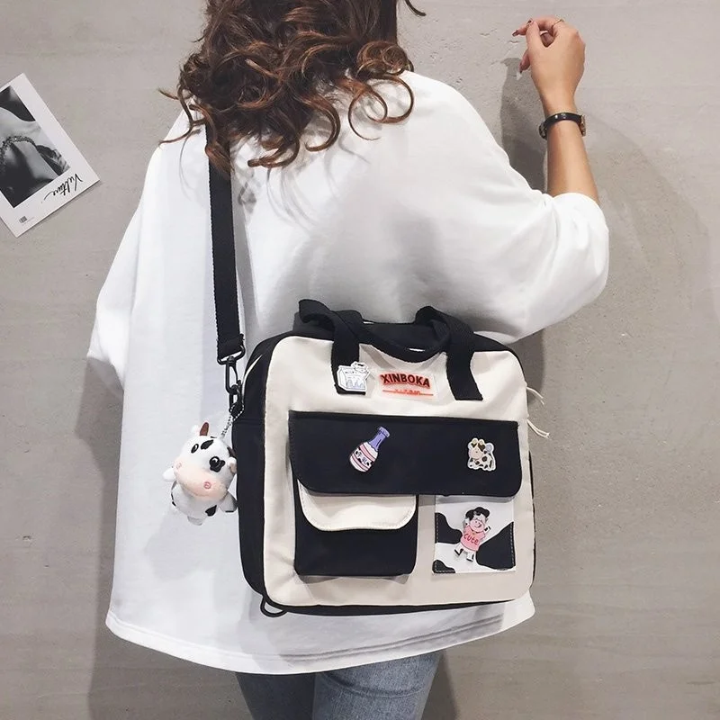 

Kawaii Children School Bag For Kids Women Nylon Book Backpack Cartoons Student Backbags For Teenager Girls