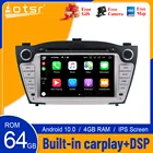 Автомобильный мультимедийный плеер PX6 2 Din Android 10 GPS для HyundaiIX35TUCSON 2009-2015 Canbus автомобильное радио USB DVR DVD плеер DSP woodla