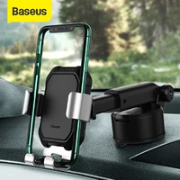 baseus gravity car phone holder car mobile support suction cup adjustable cell phone holder in car for iphone samsung xiaomi