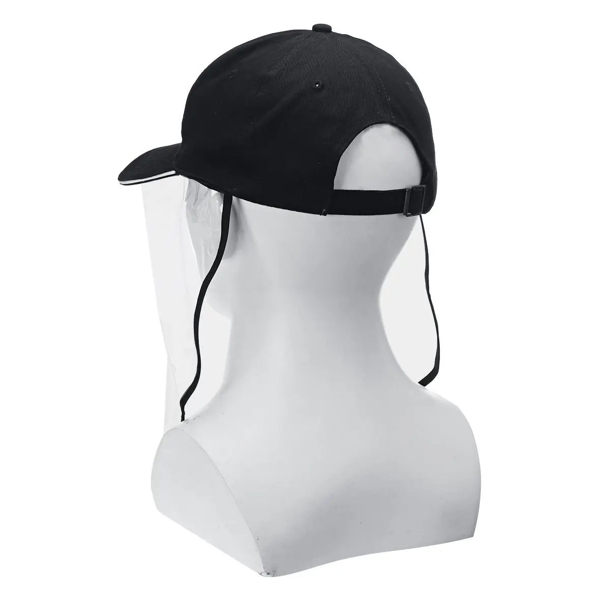 

Protective Transparent Mask With Removable Protection Cap Anti Saliva Face Masks Windproof Prevent Infetion Anti-spitting Hat