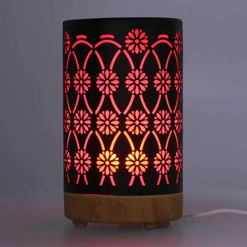 

100ml Air Humidifier Color Changing Aroma Diffuser Essential Oil Diffuser Ultrasonic Humidifier EU 100-240V