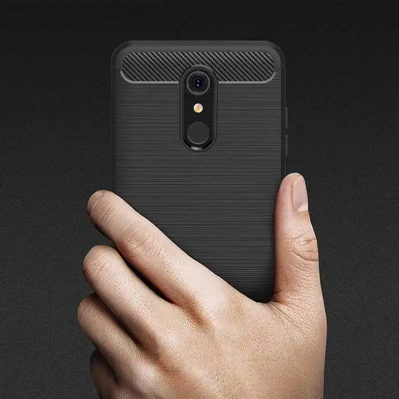 Mokoemi Shock Proof Soft Silicone 5.3&quotFor LG K10 2018 Case For Cell Phone Cover |