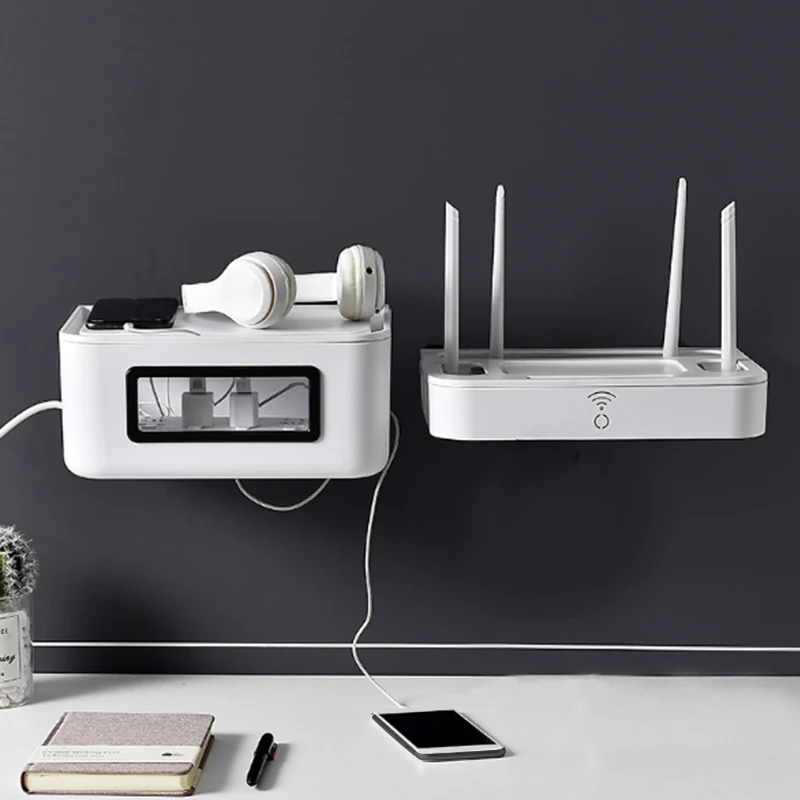 1 шт. коробка для хранения беспроводного Wi Fi маршрутизатора отдельная настенная