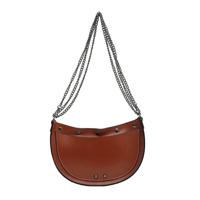 

Factory 2021 new autumn fashion simple women's bag shoulder carry chain armpit dumpling bag generation