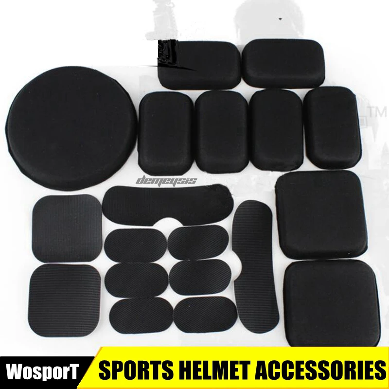 Outdoor Fast Helmet Airsoft Tactical Protective Pad Comfortable Hunting Helmet Accessories Pads Paintball Shooting Helmets Pads