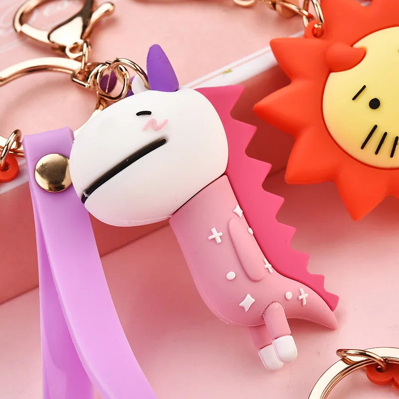 Модный милый брелок со львом кукла креативный мультяшный китайский дракон и